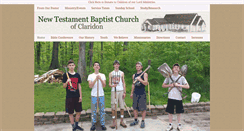 Desktop Screenshot of newtestamentbaptistchurchoh.com