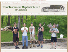 Tablet Screenshot of newtestamentbaptistchurchoh.com